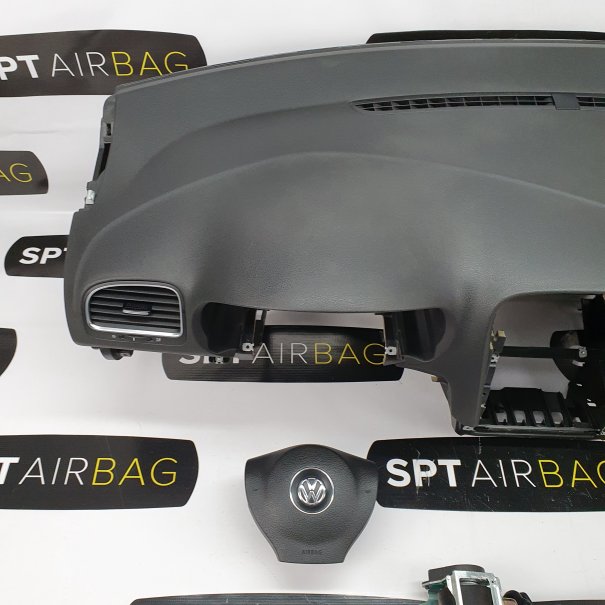 GOLF VI 6 KOMBI DASHBOARD AIRBAG KIT SET BELTS