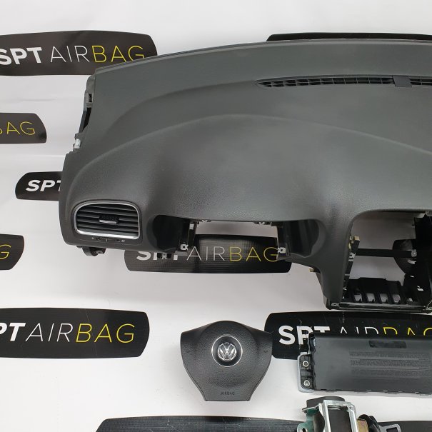 GOLF VI 6 CRUSCOTTO AIRBAG SET CINTURE DI...