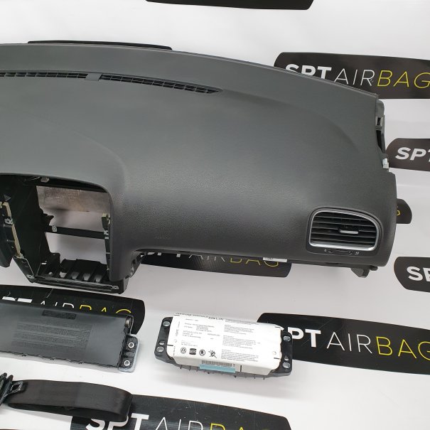 GOLF VI 6 DASHBOARD AIRBAG KIT SET BELTS