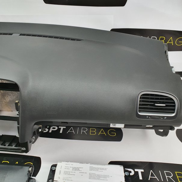 GOLF VI 6 CRUSCOTTO AIRBAG SET CINTURE DI...