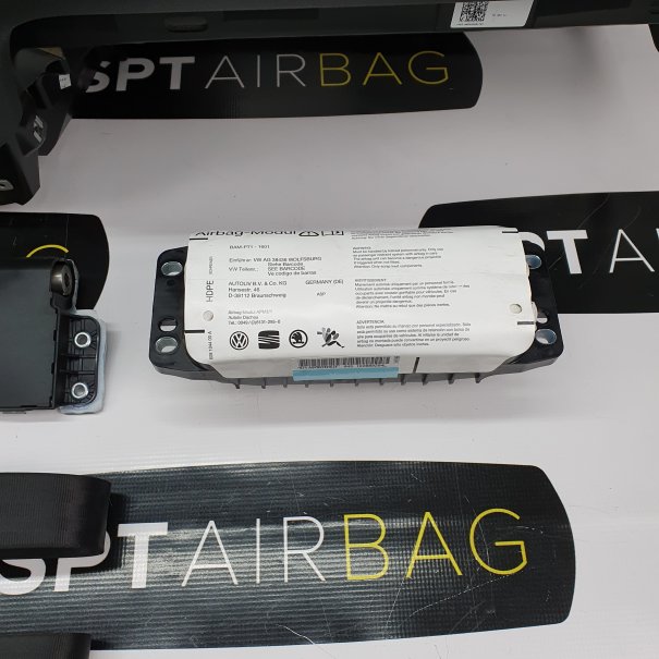 GOLF VI 6 CRUSCOTTO AIRBAG SET CINTURE DI...