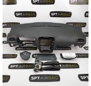 GOLF VI 6 DASHBOARD AIRBAG SET VEILIGHEIDSRIEMEN