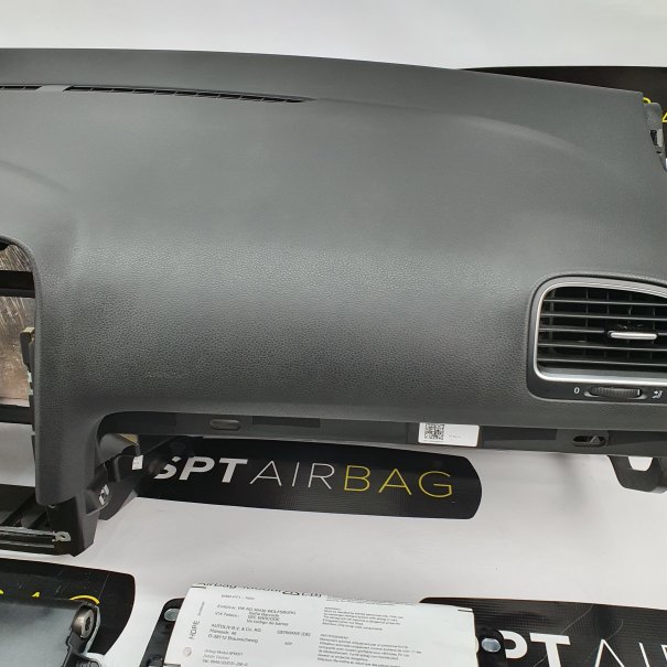 GOLF VI 6 DASHBOARD AIRBAG KIT SET BELTS