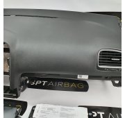 GOLF VI 6 DASHBOARD AIRBAG KIT SET BELTS