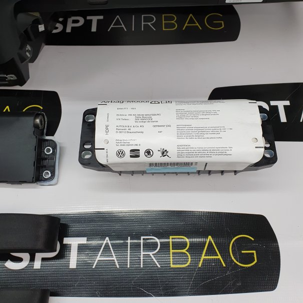 GOLF VI 6 DASHBOARD AIRBAG KIT SET BELTS