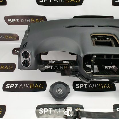 GOLF VI 6 PLUS GTI DASHBOARD AIRBAG SET VEILIGHEIDSRIEMEN 2