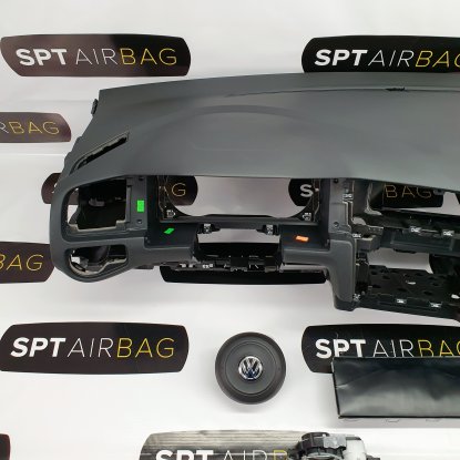 GOLF VII 7 GTI DASHBOARD AIRBAG KIT SEAT BELTS 2