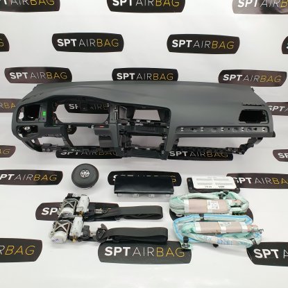 GOLF VII 7 GTI LIFT CRUSCOTTO AIRBAG SET CINTURE DI SICUREZZA AIRBAG DA TETTO