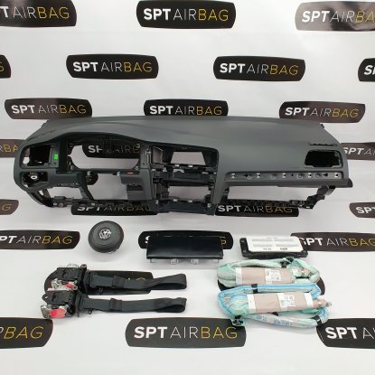 GOLF VII 7 GTI  CRUSCOTTO AIRBAG SET CINTURE DI SICUREZZA AIRBAG DA TETTO