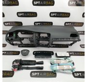 GOLF VII 7  CRUSCOTTO AIRBAG SET CINTURE DI SICUREZZA AIRBAG DA TETTO