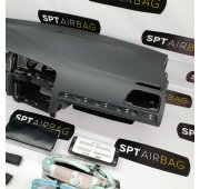 GOLF VII 7  CRUSCOTTO AIRBAG SET CINTURE DI SICUREZZA AIRBAG DA TETTO