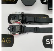 GOLF VII 7  CRUSCOTTO AIRBAG SET CINTURE DI SICUREZZA AIRBAG DA TETTO