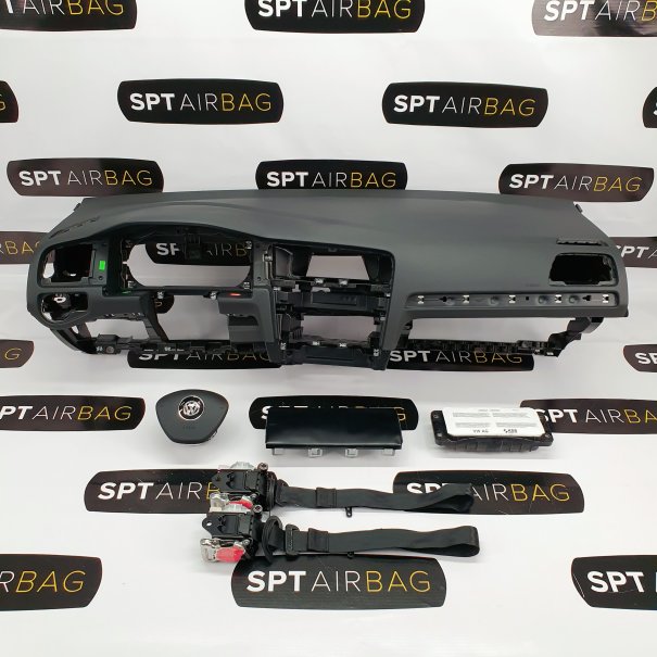 GOLF VII 7 ARMATURENBRETT AIRBAG KIT SICHERHEITSGURTE