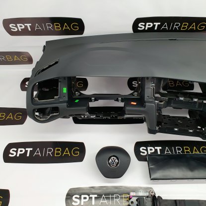 GOLF VII 7 DASHBOARD AIRBAG KIT SEAT BELTS 2