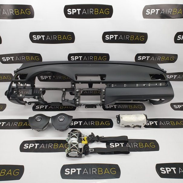 PASSAT B7 SALPICADERO TABLERO DE INSTRUMENTOS AIRBAG CONJUNTO CINTURONES DE SEGURIDAD