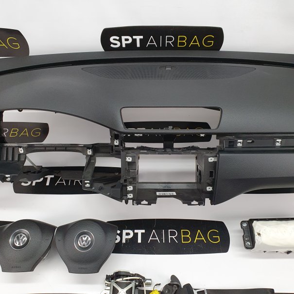PASSAT B7 DASHBOARD AIRBAG KIT SET BELTS