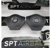 PASSAT B7 DASHBOARD AIRBAG KIT SET BELTS
