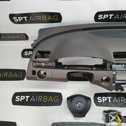 PASSAT B7 ARMATURENBRETT AIRBAG KIT SICHERHEITSGURTE 2