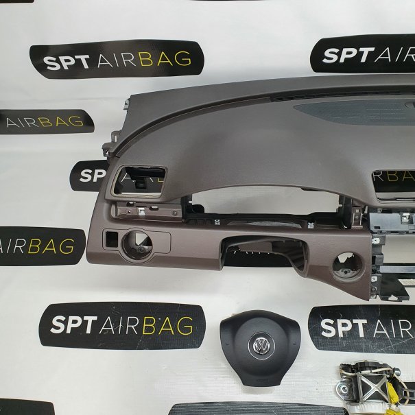 PASSAT B7 DASHBOARD AIRBAG KIT SET BELTS