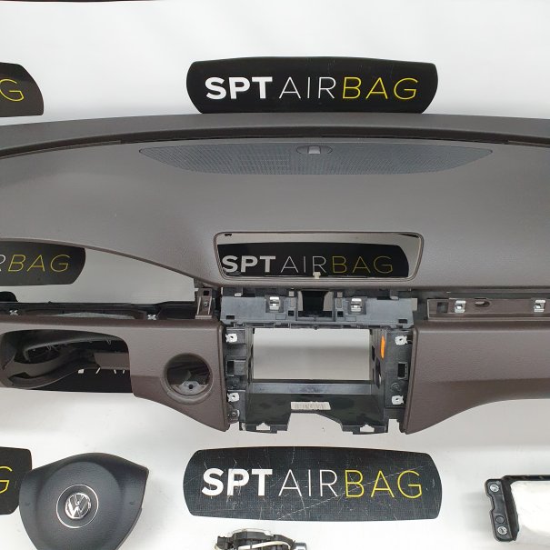 PASSAT B7 DASHBOARD AIRBAG KIT SET BELTS