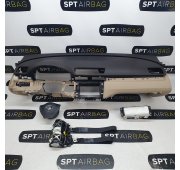 PASSAT B7 TABLEAU DE BORD AIRBAG ENSEMBLE CEINTURES DE SÉCURITÉ