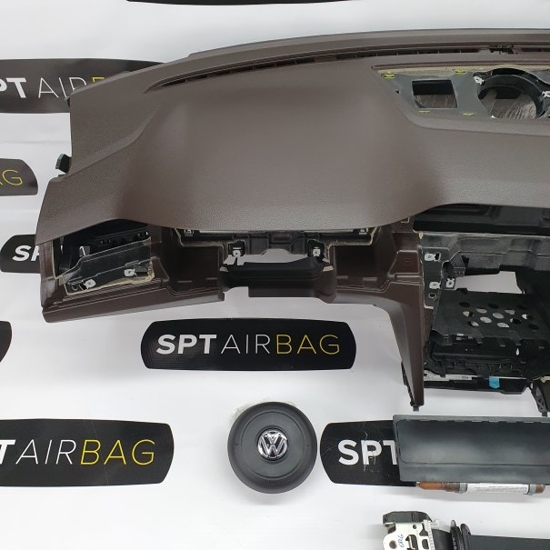 PASSAT B8 GTI CRUSCOTTO AIRBAG SET CINTURE DI...