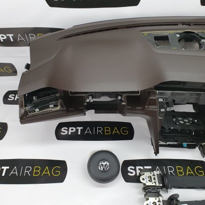 PASSAT B8 GTI ARMATURENBRETT AIRBAG KIT SICHERHEITSGURTE 2