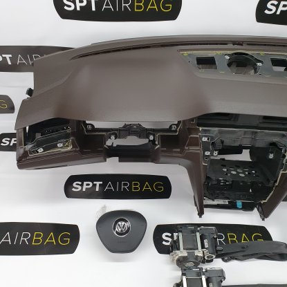 PASSAT B8 ARMATURENBRETT AIRBAG KIT SICHERHEITSGURTE 2