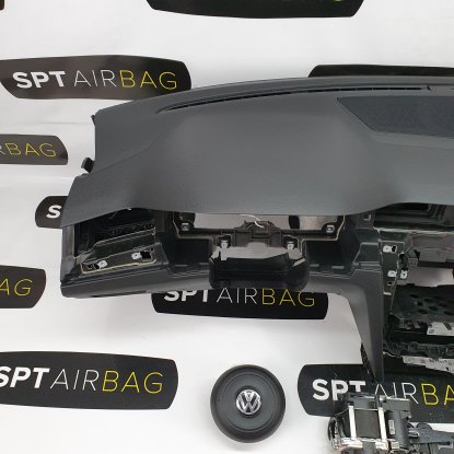 PASSAT B8 GTI DASHBOARD AIRBAG KIT SEAT BELTS 2