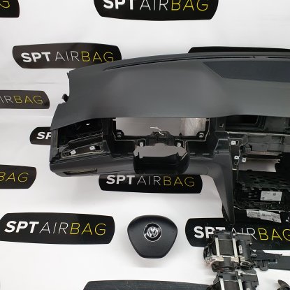 PASSAT B8 DASHBOARD AIRBAG KIT SEAT BELTS 2