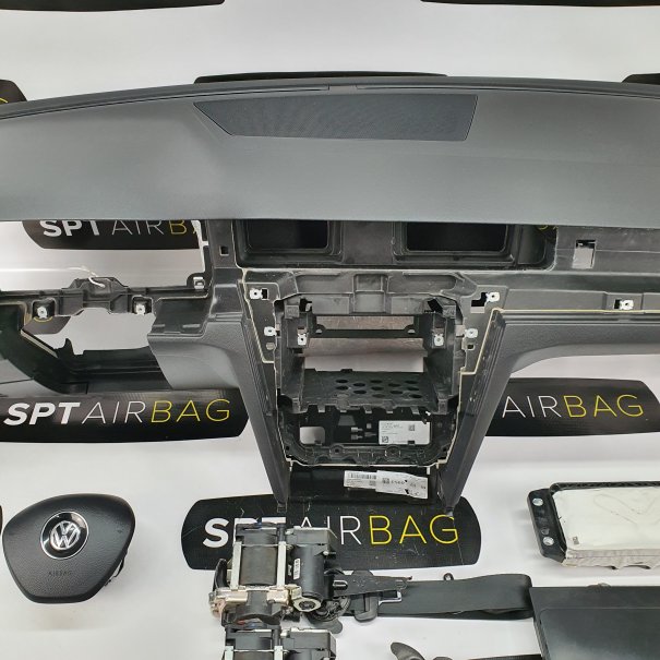 PASSAT B8 CRUSCOTTO AIRBAG SET CINTURE DI...