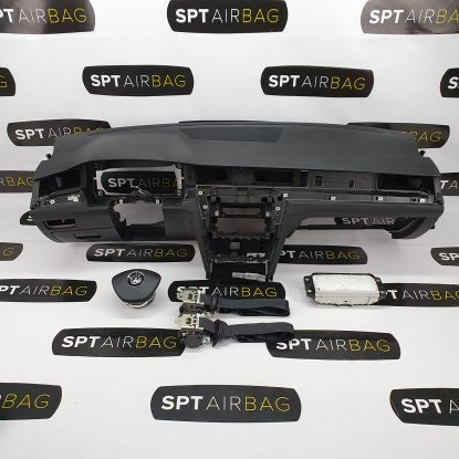 PASSAT B8 CRUSCOTTO AIRBAG SET CINTURE DI SICUREZZA