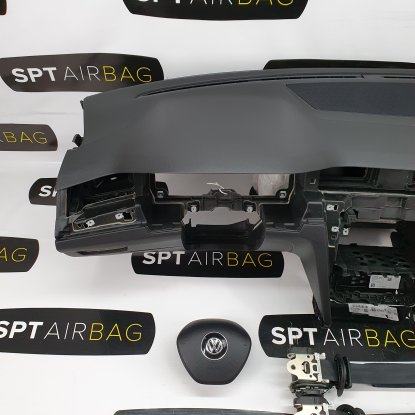 PASSAT B8 DASHBOARD AIRBAG KIT SEAT BELTS 2