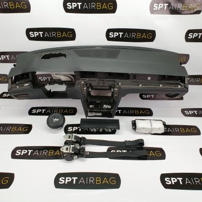 PASSAT B8 GTI LIFT HEAD UP  DASHBOARD AIRBAG SET VEILIGHEIDSRIEMEN