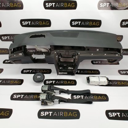 PASSAT B8 GTI LIFT HEAD UP DASHBOARD AIRBAG SET VEILIGHEIDSRIEMEN