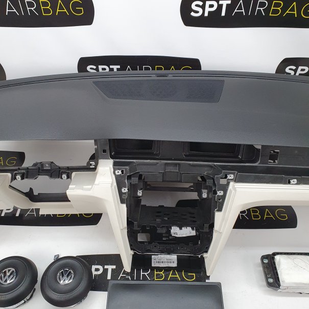 PASSAT B8 CRUSCOTTO AIRBAG SET CINTURE DI...