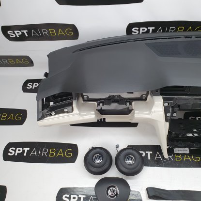 PASSAT B8 DASHBOARD AIRBAG KIT SEAT BELTS 2