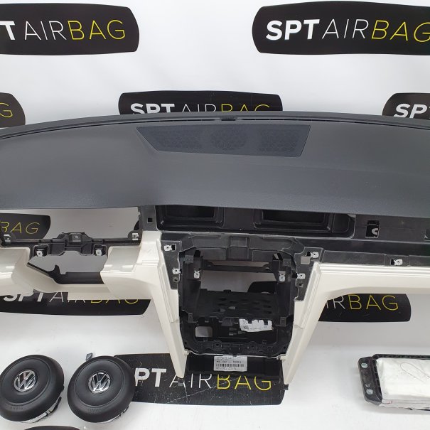 PASSAT B8 CRUSCOTTO AIRBAG SET CINTURE DI...