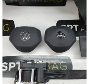 PASSAT B8 LIFT CRUSCOTTO AIRBAG SET CINTURE DI SICUREZZA