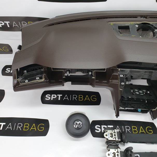 PASSAT B8 GTI CRUSCOTTO AIRBAG SET CINTURE DI...