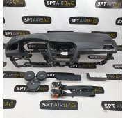 TIGUAN II 2 KONSOLA DESKA ROZDZIELCZA AIRBAG PODUSZKI PASY