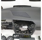 TIGUAN II 2 KONSOLA DESKA ROZDZIELCZA AIRBAG PODUSZKI PASY