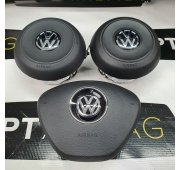 TIGUAN II 2 KONSOLA DESKA ROZDZIELCZA AIRBAG PODUSZKI PASY