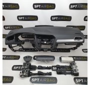TIGUAN II 2 DASHBOARD AIRBAG KIT SEAT BELTS