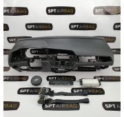 TOURAN II 2 DASHBOARD AIRBAG KIT SEAT BELTS