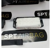 TOURAN II 2 DASHBOARD AIRBAG KIT SEAT BELTS