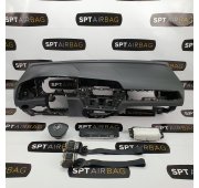 TOURAN DASHBOARD AIRBAG KIT SET BELTS