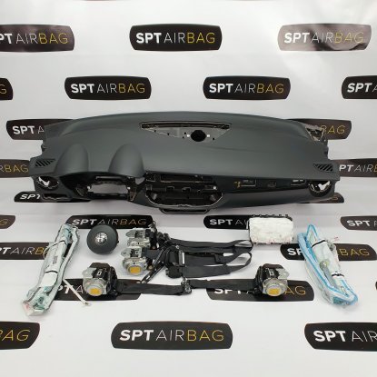 ALFA ROMEO STELVIO DASHBOARD AIRBAG REEKS SET KIT VEILIGHEIDSRIEMENGORDIJN