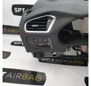 C4 DASHBOARD AIRBAG KIT SEAT BELTS