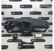 C4 B7 SALPICADERO TABLERO DE INSTRUMENTOS AIRBAG CONJUNTO CINTURONES DE SEGURIDAD